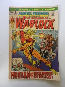 Marvel Premiere #2 (1972) VG- condition rusty staples