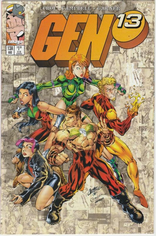 3 Gen 13 Image Comic Books # 13A 13B 13C Bone Brandon Choi Campbell Garner J194