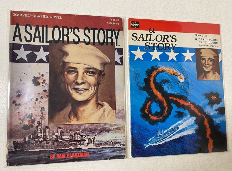 A Sailor's Story set #1-2 Marvel 2 different books 4.0 VG (1987 to 1989) 