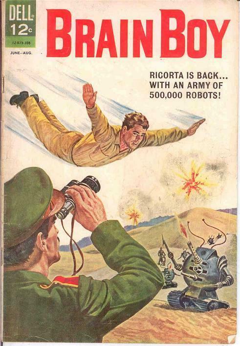 BRAIN BOY (1962-1963 DELL) 5 VG-  June-August 1963 COMICS BOOK