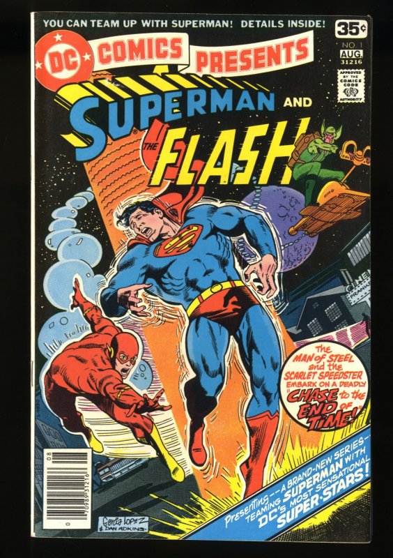 DC Comics Presents #1 VF/NM 9.0 Superman! Flash!