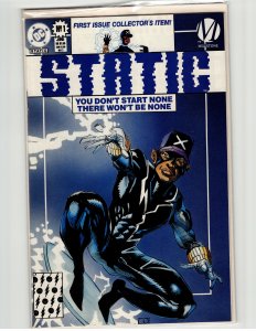 Static #1 Newstand Cover (1993) Static [Key Issue]