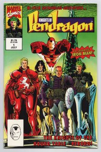 Knights Of Pedragon #1 Iron Man (Marvel, 1992) FN