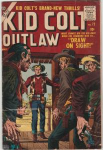 Kid Colt Outlaw #72 (May-57) VG/FN Mid-Grade Kid Colt