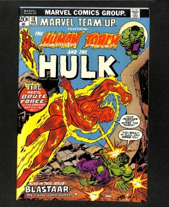 Marvel Team-up #18 Human Torch Incredible Hulk!