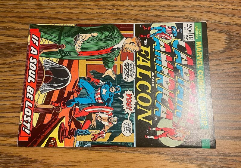 Captain America #161 (6.5 FN+) Steve Englehart , Sal Buscema Cover (1973)