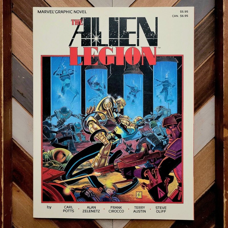 ALIEN LEGION: Marvel Graphic Novel #25 NM- (1986) A GREY DAY TO DIE 1st Print