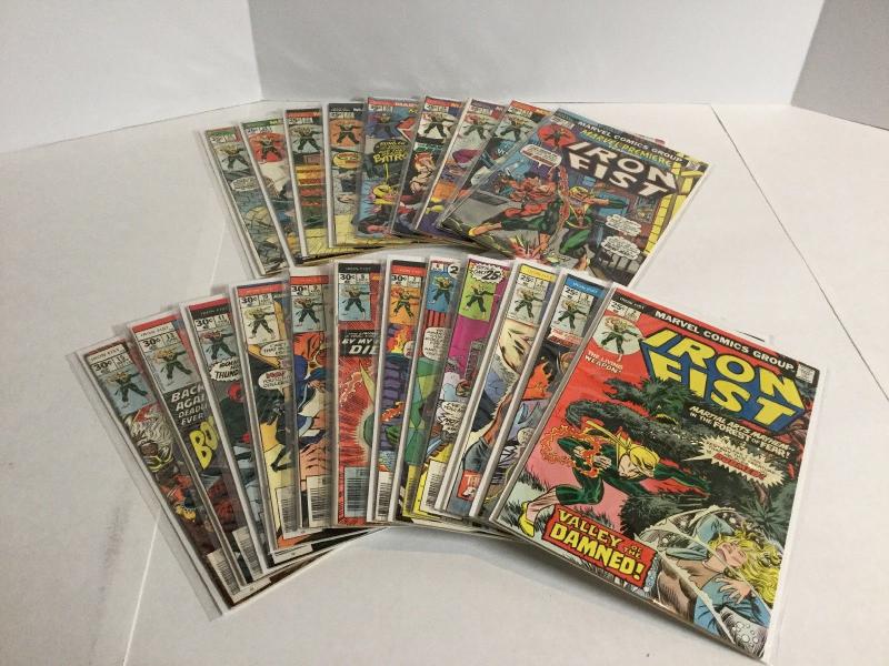 Marvel Premiere 16-25 Iron Fist 2-11 13 15 Lot Vg-Fn Very Good-Fine Marvel A37