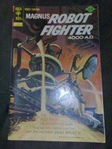 MAGNUS ROBOT FIGHTER #45 1976 GOLD KEY BRONZE AGE! scifi comics valiantm acclaim