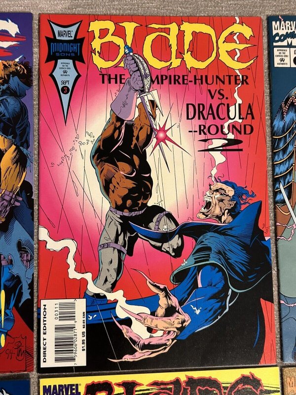 Blade: The Vampire Hunter 1-10 Complete SET Dracula VF/NM Marvel 1994-1995 MCU