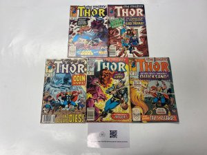 5 Thor MARVEL comic books #397 398 399 401 402 75 KM15