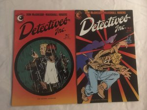 DETECTIVES, INC. #1, 2 VFNM Condition