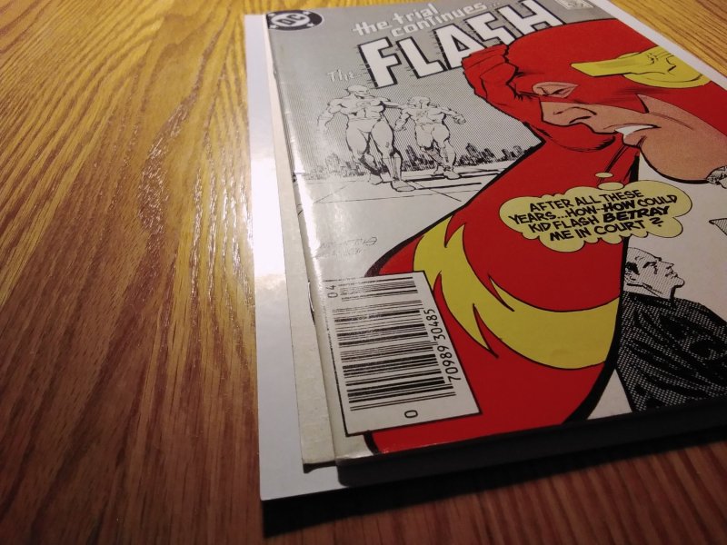 The Flash #344 CPV Newsstand Edition (1985)