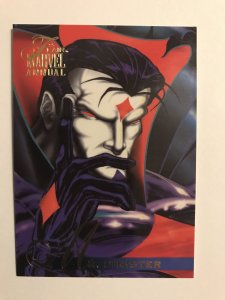 MR. SINISTER #27 card : Marvel Annual 1995 Flair; NM/M;  X-men, base