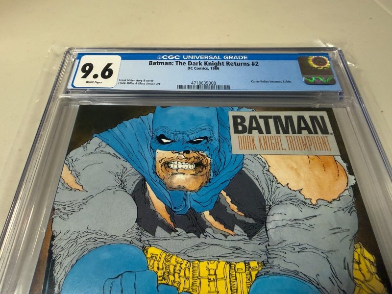 Batman The Dark Knight Returns #2 CGC Graded 9.6 DC Comic Book Frank Miller JH27