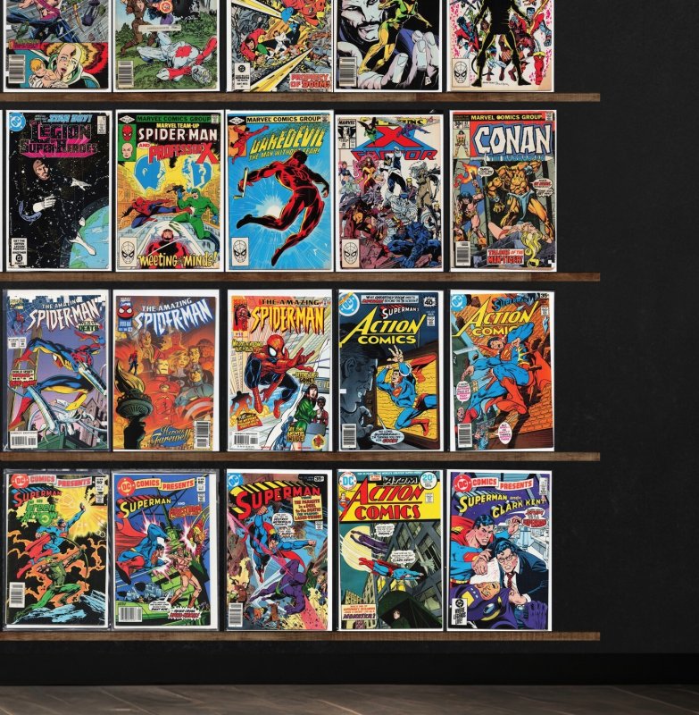 Huge Lot 140+ Comics with Superman, Green Lantern & More!