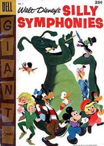 Silly Symphonies #7 GD ; Dell | low grade comic 1957 Walt Disney's Goofy