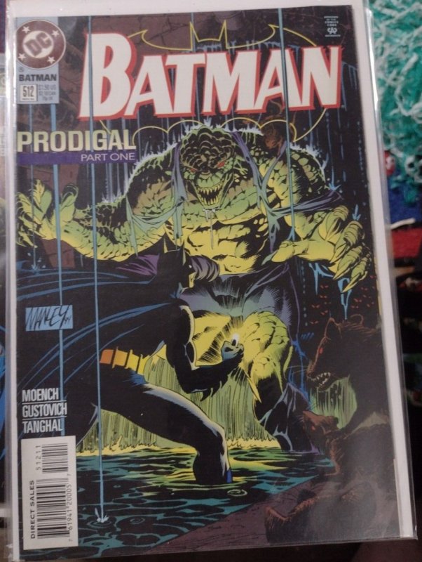 Batman # 521  1995  DC comics  KILLER CROC NIGHTWING