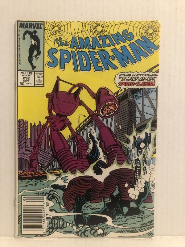 Amazing Spiderman #292 Newsstand Edition Spider Slayer App Mary Jane Says Yes!