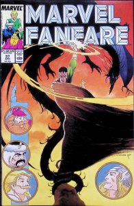 MARVEL FANFARE Comic Issue 37 — Loki Warriors Three Spider-Man Iron Man 1988 VF+