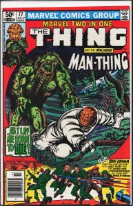 Marvel Two-in-One #77 Newsstand Edition (1981) The Thing