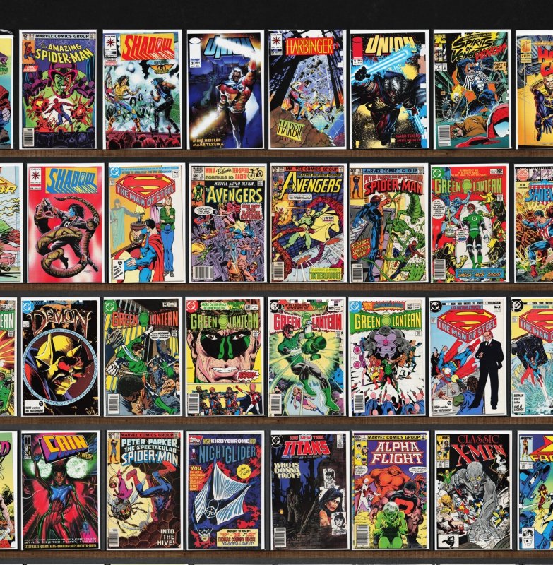 Huge Lot 150+ Comics with Green Lantern, Ghost Rider, Deathlok & More!