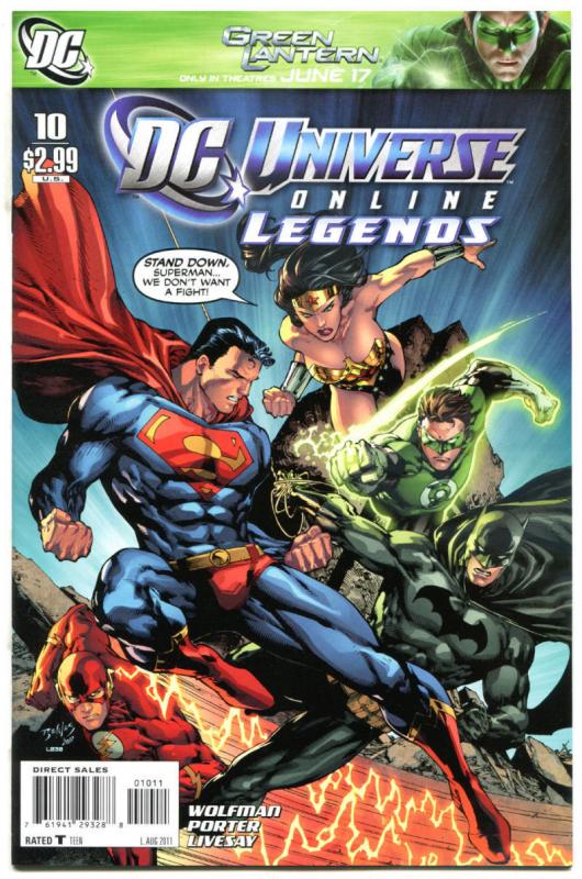 DC UNIVERSE online LEGENDS #10, NM, 2011, Wonder Woman, Batman, more DC in store