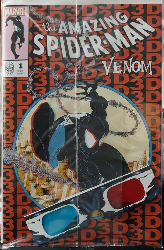 Amazing Spider-Man: Venom 3D #1 NM Original Poly Bag