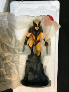 MARVEL PAINTED STATUE SMALL SCALE VERS. WOLVERINE BROWN COSTUME MIB 2366/2500