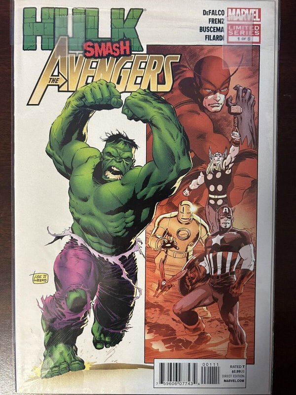 Hulk Smash The Avengers #1-5 NM Marvel Comics 2012 Complete Set
