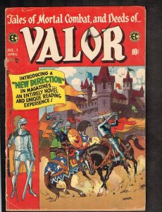 Valor #1 ~ The Arena / Wally Wood CVR /  Williamson/Torres ~ 1955 (2.5) WH