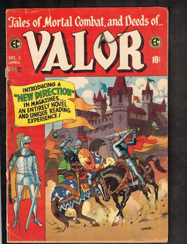 Valor #1 ~ The Arena / Wally Wood CVR /  Williamson/Torres ~ 1955 (2.5) WH