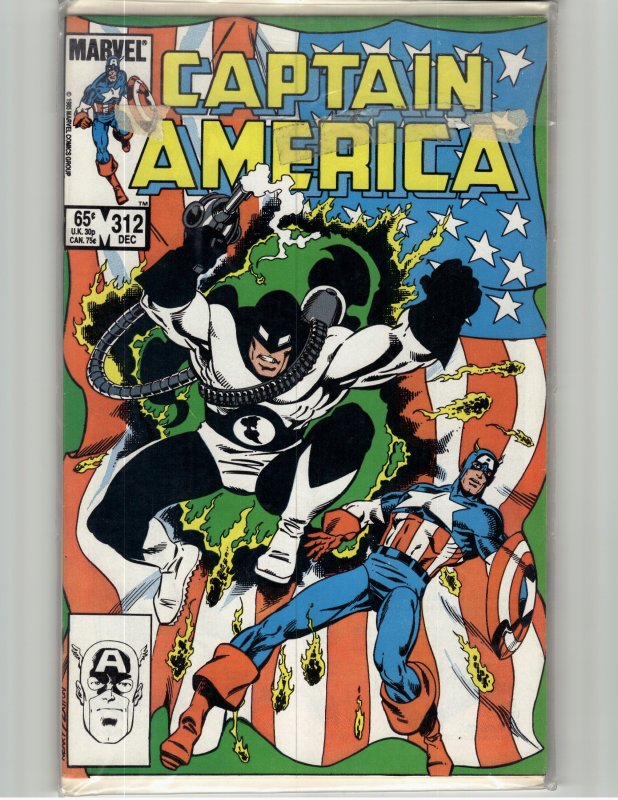 Captain America #312 (1985) Captain America [Key Issue]