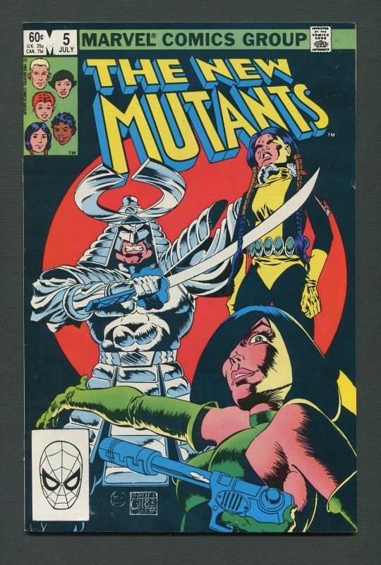 New Mutants #5 / 8.0 VFN  /  July 1983