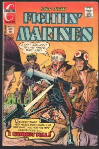 Fightin' Marines #105 1972-Injury to the eye cover & story by Don Perlin