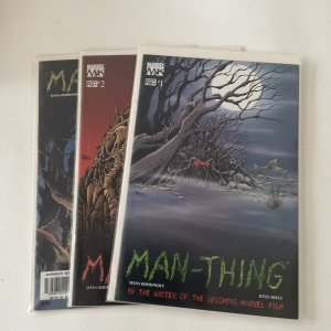 Man-Thing 1 2 3 Lot Run Set Near Mint Nm Marvel Knights