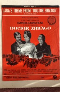 Doctor Zhivago sheet music 1965,C all my film sheet music!