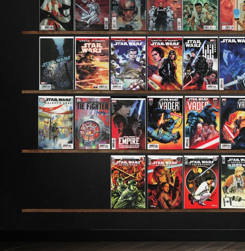 Huge Lot 150+ Comics with Star Wars, Poe Dameron, Star Wars Adventures & More!