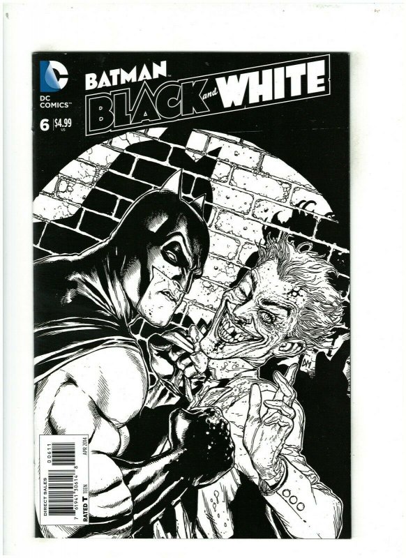 Batman Black and White #6 VF+ 8.5 DC Comics 2014 Doug Mahnke & Adam Hughes 