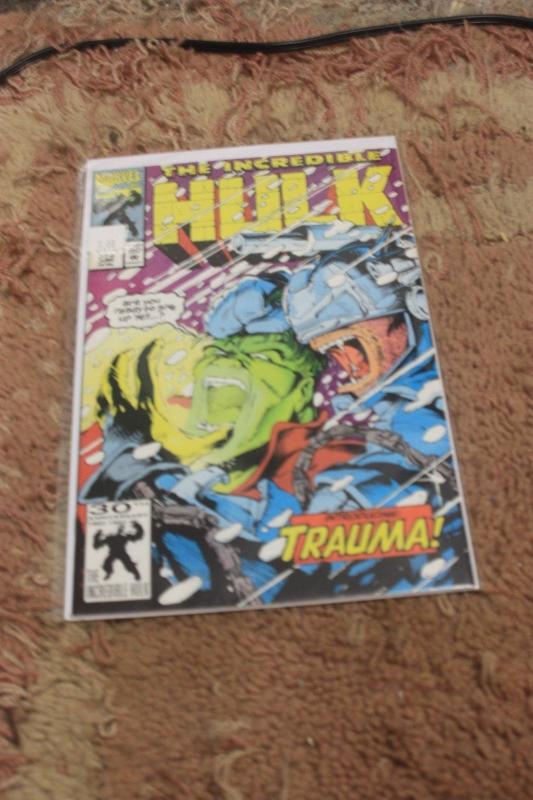 incredible hulk  # 394 1992 marvel   i1st app trauma MARVEL AVENGER 