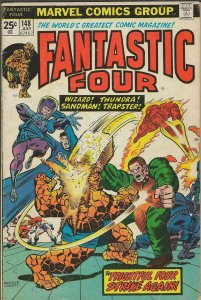Fantastic Four #148 ORIGINAL Vintage 1974 Marvel Comics Frightful Four Sandman
