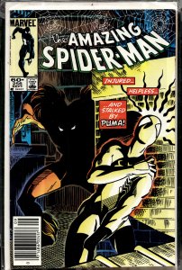 The Amazing Spider-Man #256 Newsstand Edition (1984) Spider-Man [Key Issue]