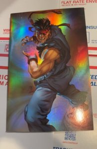 Street Fighter II #01 Ryu Special Power Foil Cover #15 (Udon) Small ding