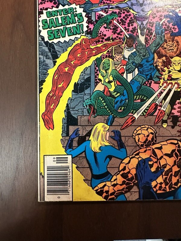 Fantastic Four #186 FN- 1st Team App Salem’s Seven (Marvel 1977)