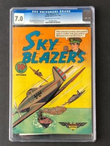 Sky Blazers #1 (Hawley, 1940) CGC 7.0