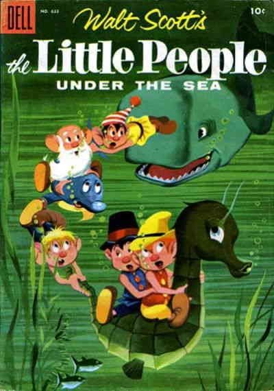 Four Color Comics (2nd Series) #633 VG ; Dell | low grade comic the Little Peopl