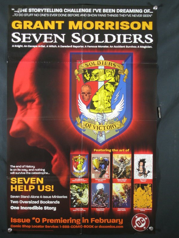 Seven Soliders DC Comics Promo Poster 2005 34x11