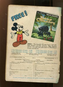 WALT DISNEYS COMICS AND STORIES #5 (4.0) CEMENT COVER 1956