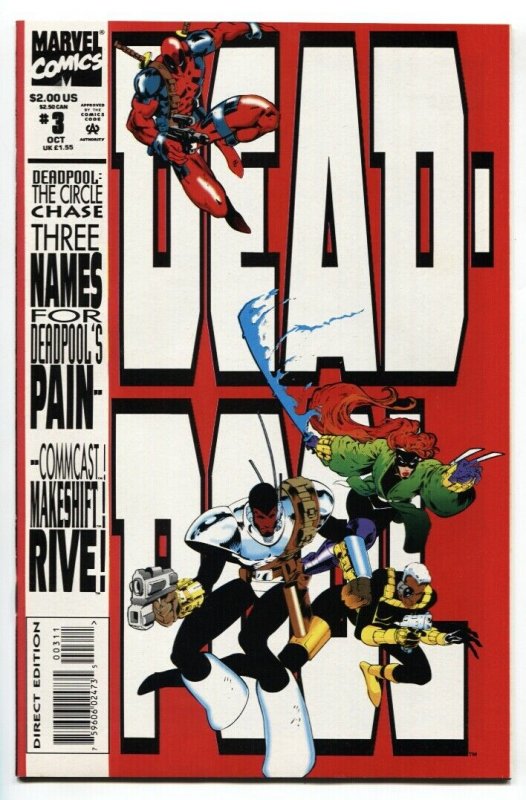 Deadpool: The Circle Chase #3 - 1st solo series NM-