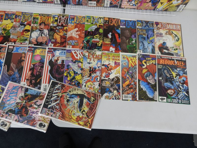 Huge Lot 150 Comics W/ Excalibur, X-Men, +More! Avg VF Condition!
